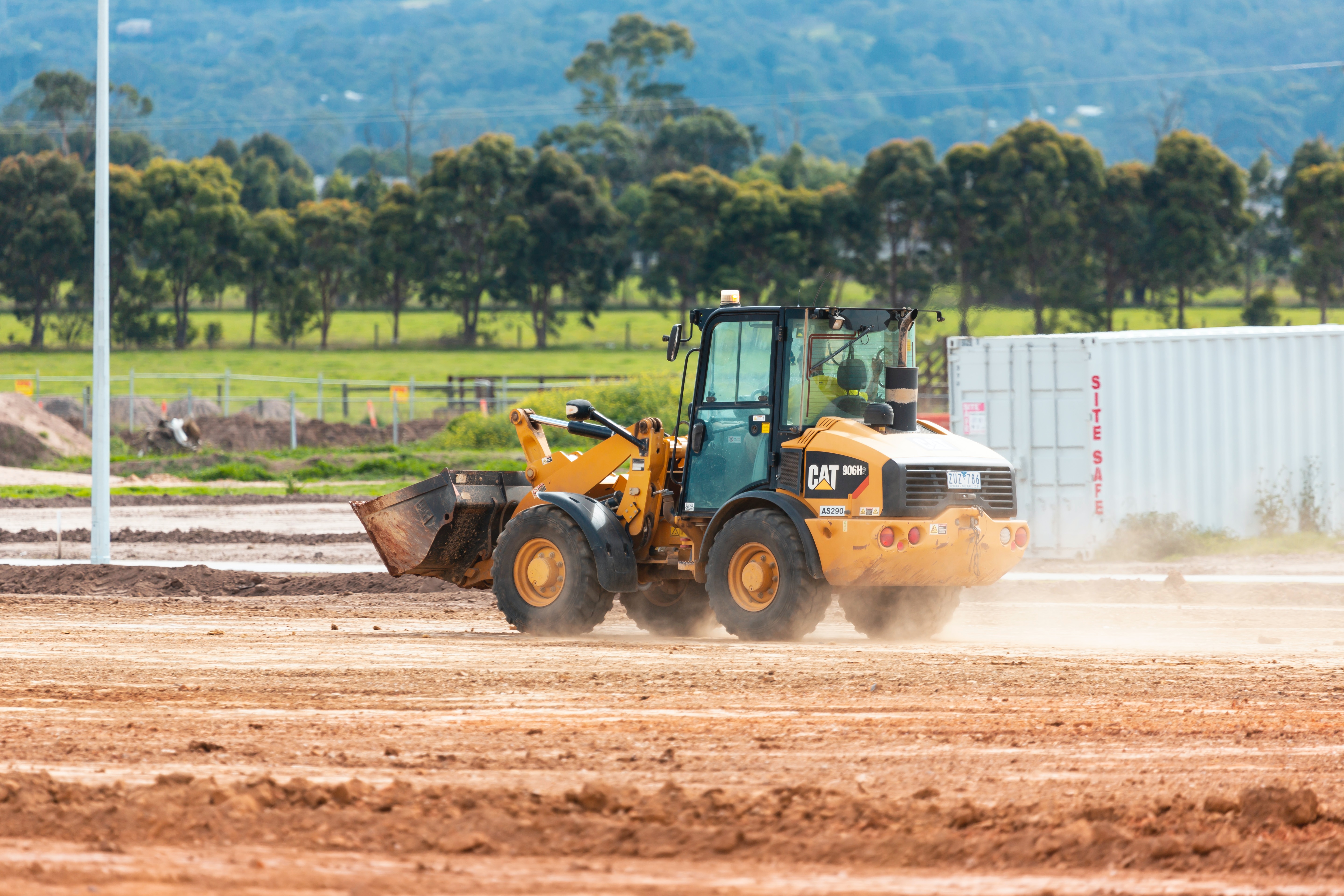 Backhoe-Shipping